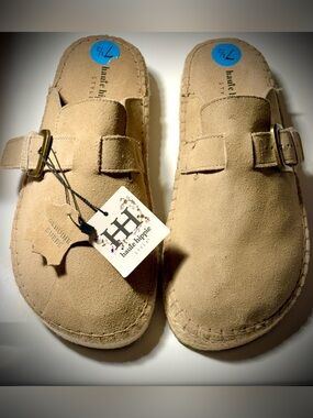 Haute Hippie Suede Buckle Clog